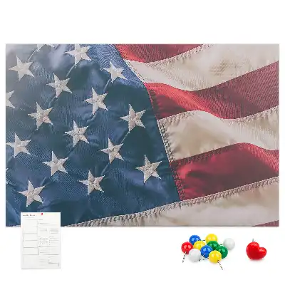 American Flag Printed Cork Board
