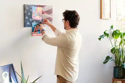 American Flag Printed Cork Board