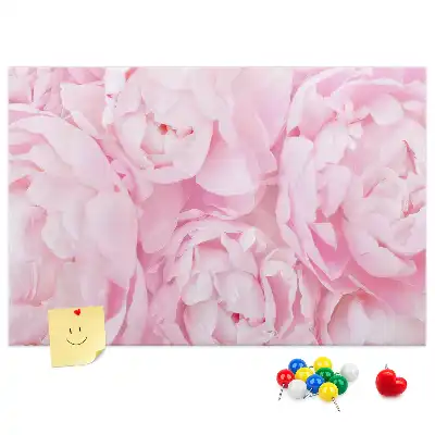 Blooming Flowers Printed Cork Memo Board