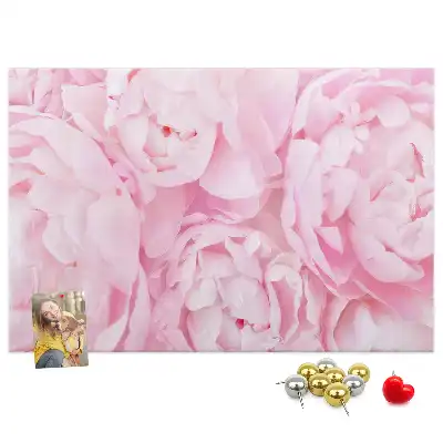 Blooming Flowers Printed Cork Memo Board