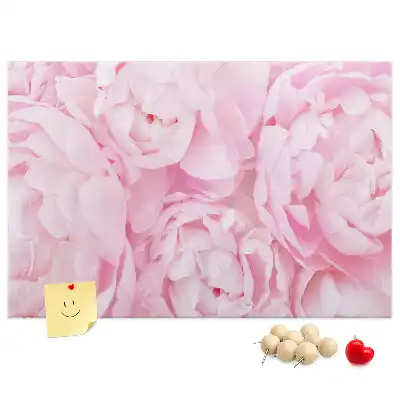 Blooming Flowers Printed Cork Memo Board