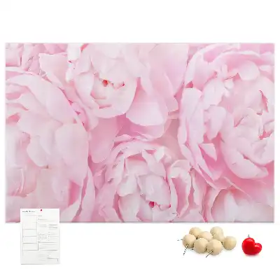 Blooming Flowers Printed Cork Memo Board