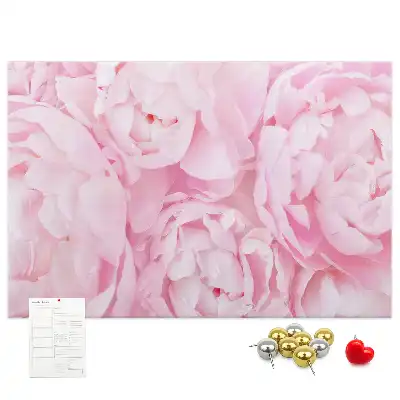 Blooming Flowers Printed Cork Memo Board
