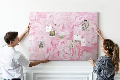 Blooming Flowers Printed Cork Memo Board