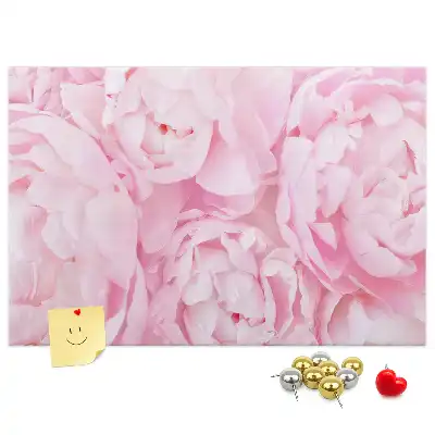 Blooming Flowers Printed Cork Memo Board