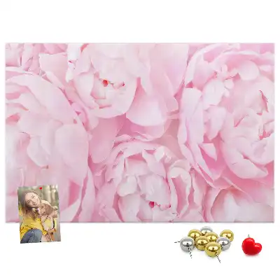 Blooming Flowers Printed Cork Memo Board