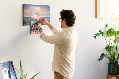 Mountain landscape printed cork board