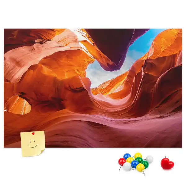 Canyon Printed Cork Board