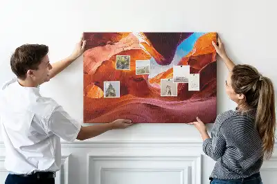 Printed Cork Board Canyon