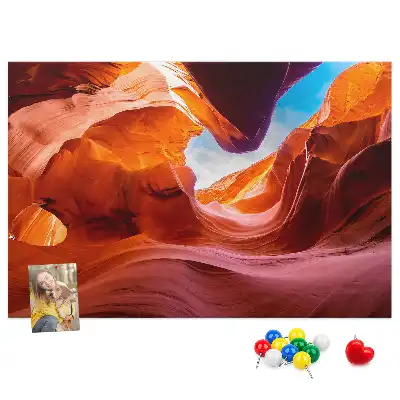 Canyon Printed Cork Board