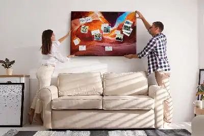 Canyon Printed Cork Board