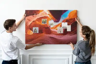 Printed Cork Board Canyon