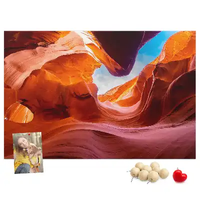 Canyon Printed Cork Board