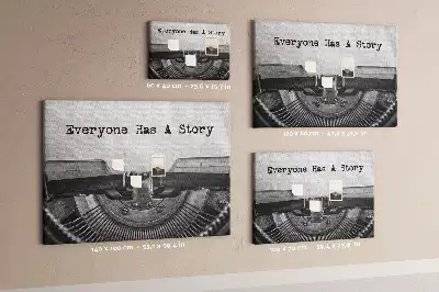 Printed Cork Memo Board Everyone has a story