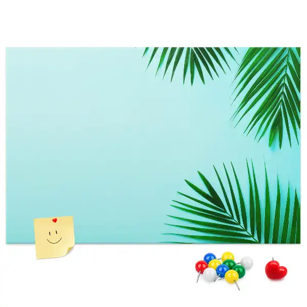 Palm Frame Printed Cork Board