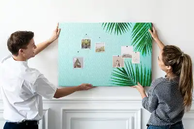 Palm Frame Printed Cork Board