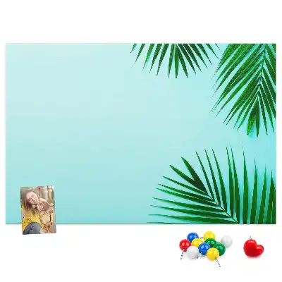 Palm Frame Printed Cork Board