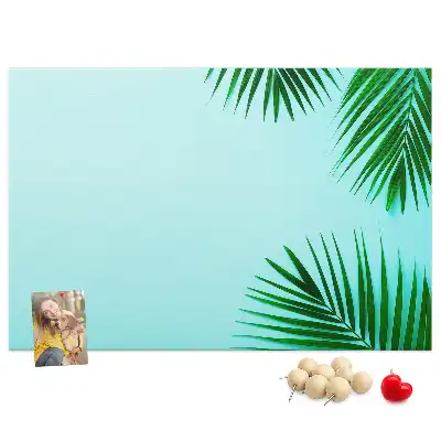 Palm Frame Printed Cork Board