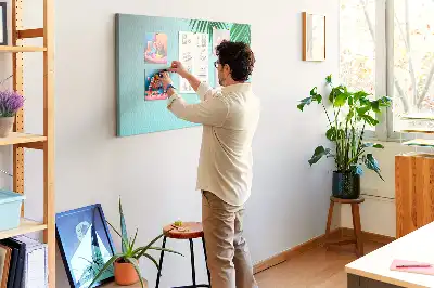 Palm Frame Printed Cork Board