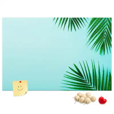 Palm Frame Printed Cork Board