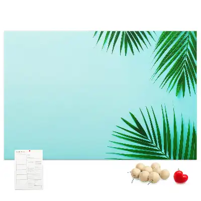 Palm Frame Printed Cork Board