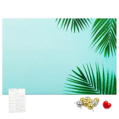 Palm Frame Printed Cork Board
