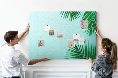 Palm Frame Printed Cork Board
