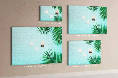 Palm Frame Printed Cork Board