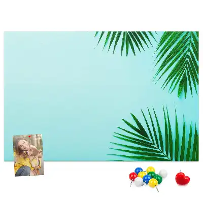 Palm Frame Printed Cork Board