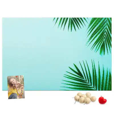 Palm Frame Printed Cork Board