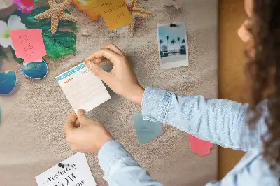 Exotic Summer Printed Cork Memo Board