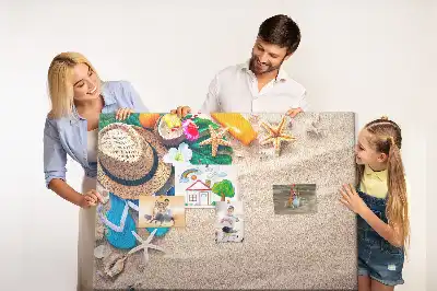 Exotic Summer Printed Cork Memo Board