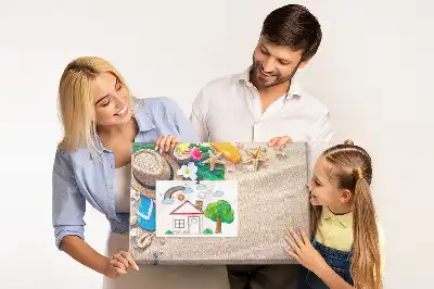 Exotic Summer Printed Cork Memo Board