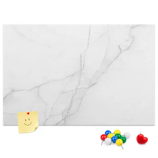 Cork memo board Decorative marble