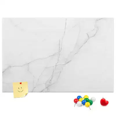 Decorative marble cork memo board