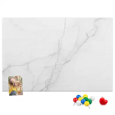 Decorative marble cork memo board