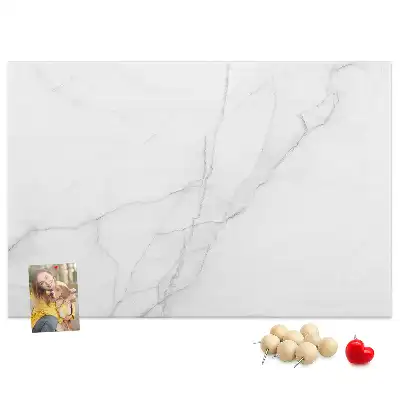 Cork memo board Decorative marble