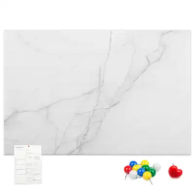 Cork memo board Decorative marble