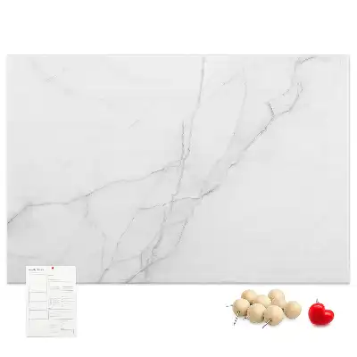 Decorative marble cork memo board