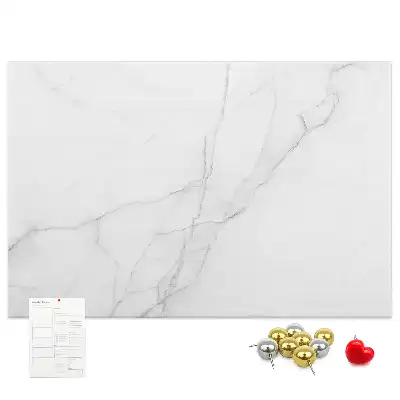 Cork memo board Decorative marble