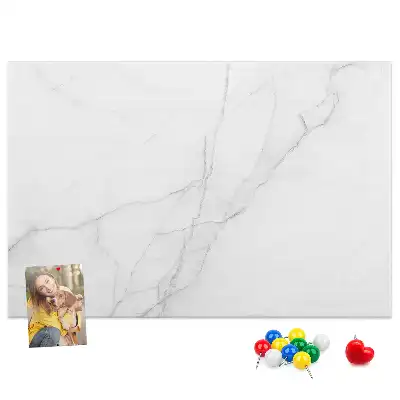 Decorative marble cork memo board