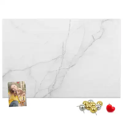 Cork memo board Decorative marble