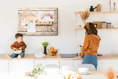 Printed Family Lettering Cork Board