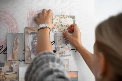Printed Cork Memo Board Be yourself lettering