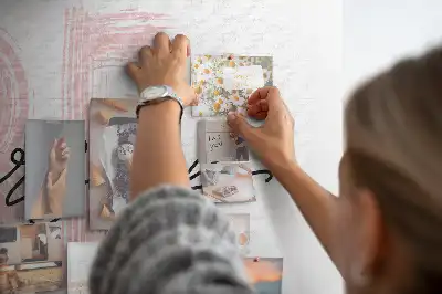 Printed Cork Memo Board Be yourself lettering