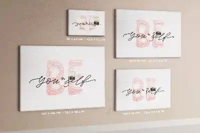 Be Yourself Printed Cork Memo Board