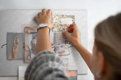 Be Yourself Printed Cork Memo Board