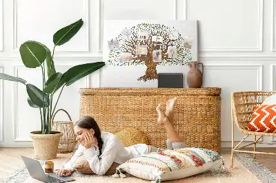 Cork memo board Tree roots
