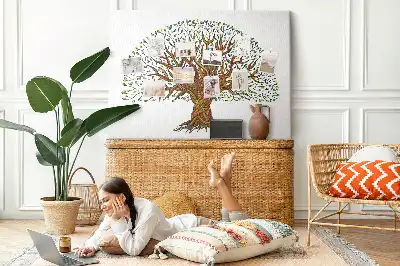 Tree roots cork memo board