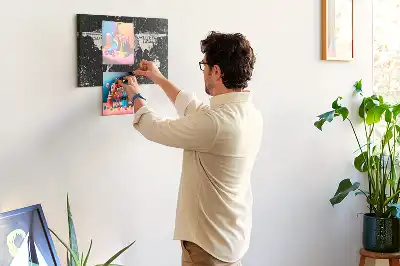 World Map Cork Memo Board